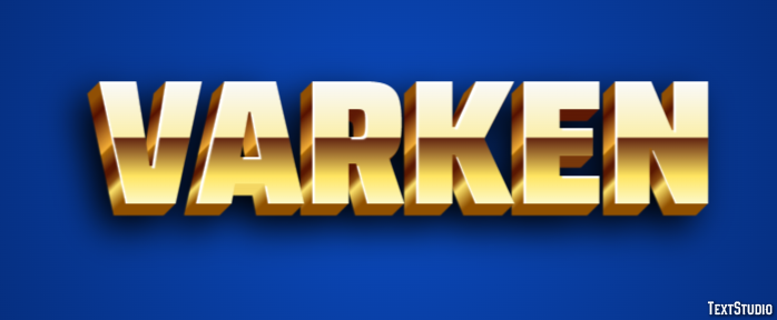Varken Tekst Effect