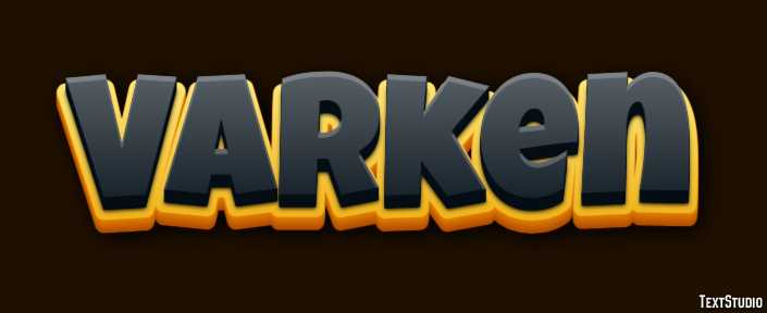 Varken Tekst Effect