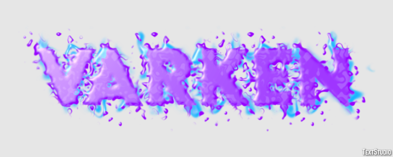 Varken Tekst Effect