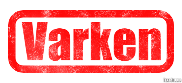 Varken Tekst Effect