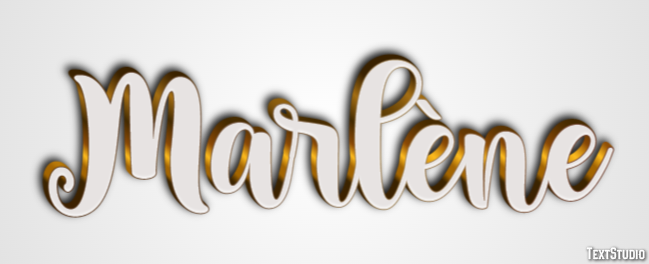 Marlène Efecto de Texto