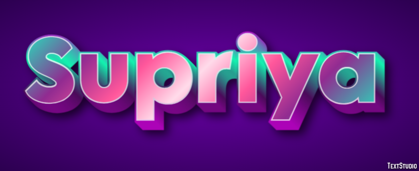 Supriya Text Effect