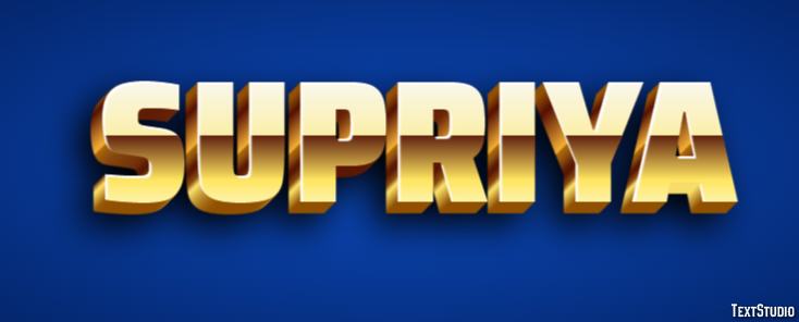Supriya Text effect