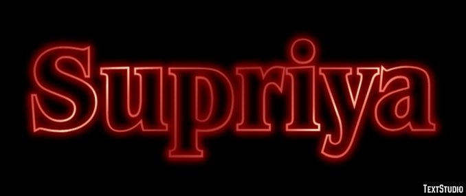 Supriya Text Effect
