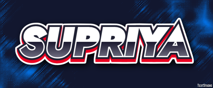 Supriya Text effect