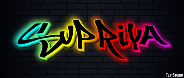 Supriya Text effect