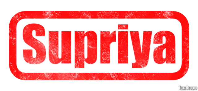 Supriya Text effect
