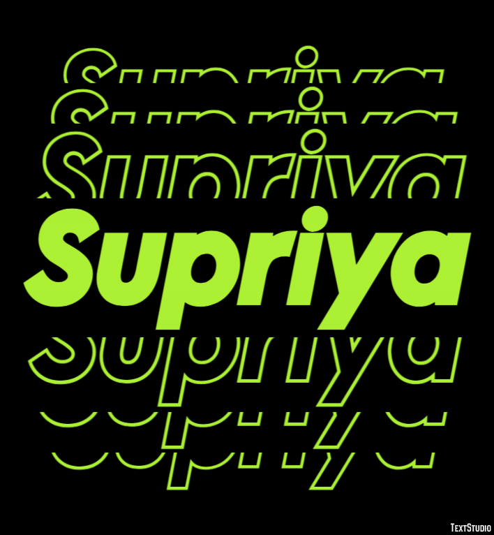 Supriya Text Effect