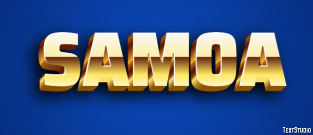 Samoa Text Effect