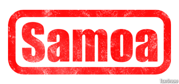Samoa Text Effect