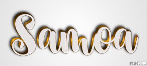 Samoa Text Effect
