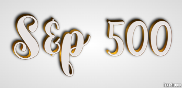 S&p 500 Metin efekti