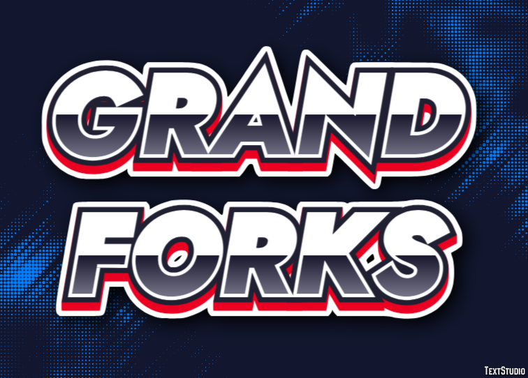 Grand Forks Effetto testo
