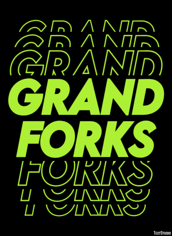 Grand Forks Efekt tekstowy