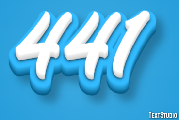 441 Efecto de Texto