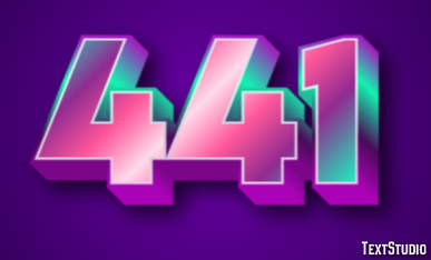 441 Efecto de Texto