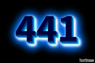 441 Efeito de texto
