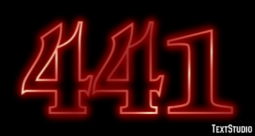 441 Efecto de Texto