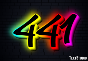 441 Efecto de Texto