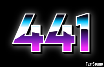 441 Efekt tekstowy