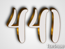 441 Efecto de Texto