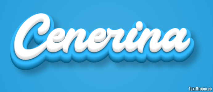 Cenerina Effetto testo