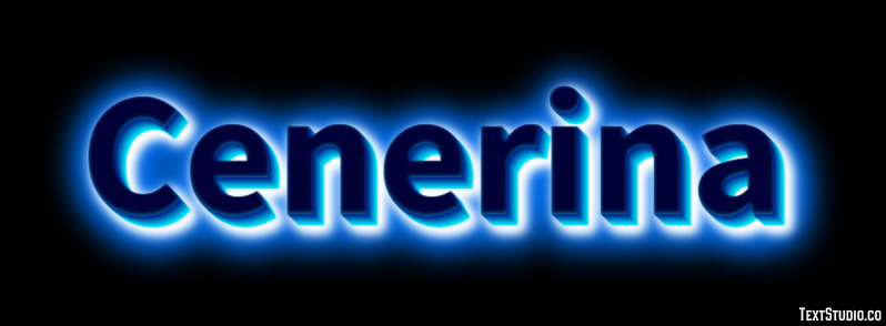 Cenerina Effetto testo
