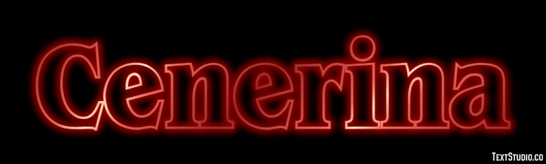 Cenerina Effetto testo