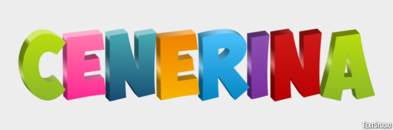 Cenerina Effetto testo