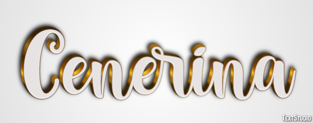 Cenerina Effetto testo