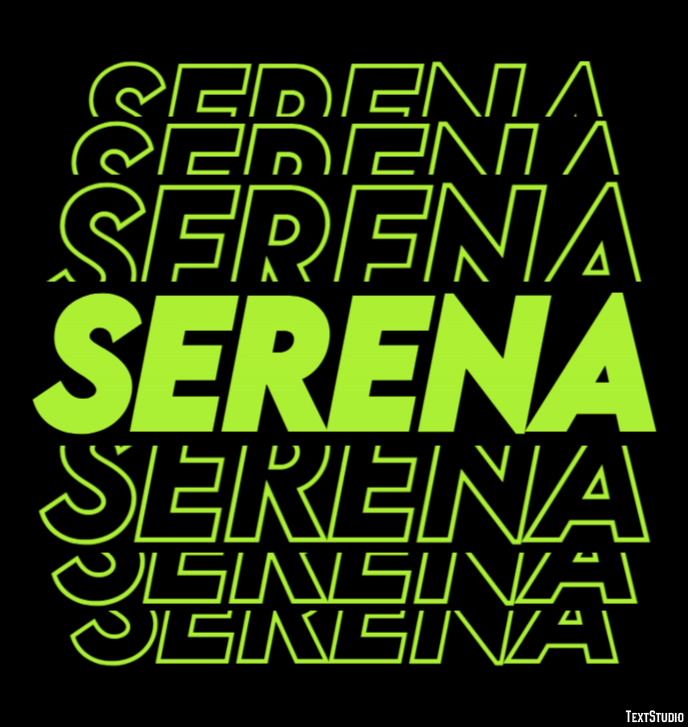 Serena Effetto testo