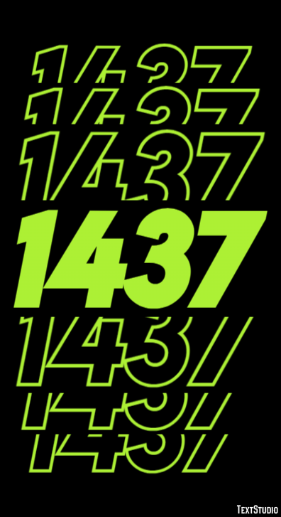 1437 Efecto de Texto