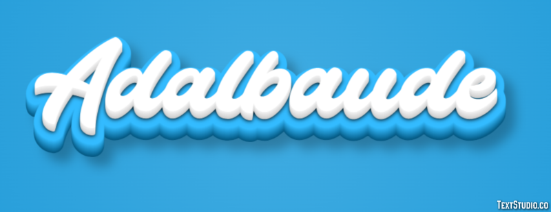 Adalbaude Эффект текста