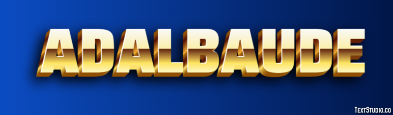 Adalbaude Tekst effect