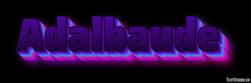 Adalbaude Эффект текста