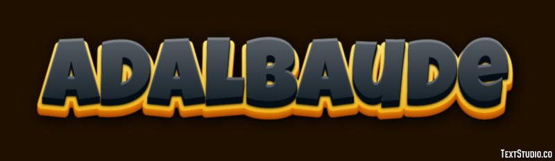 Adalbaude Эффект текста