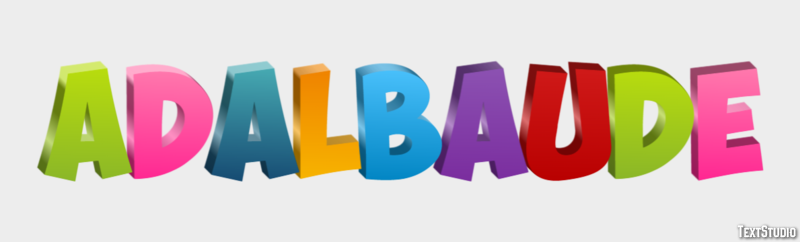 Adalbaude Эффект текста