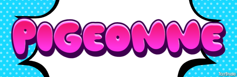 Pigeonne Efecto de Texto