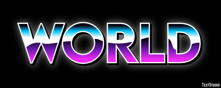 World Text Effect