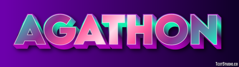 Agathon Texteffekt