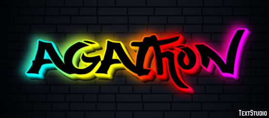 Agathon Tekst Effect