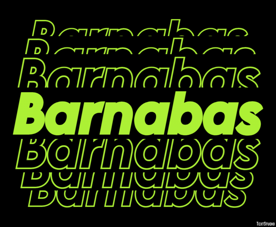 Barnabas Text Effect