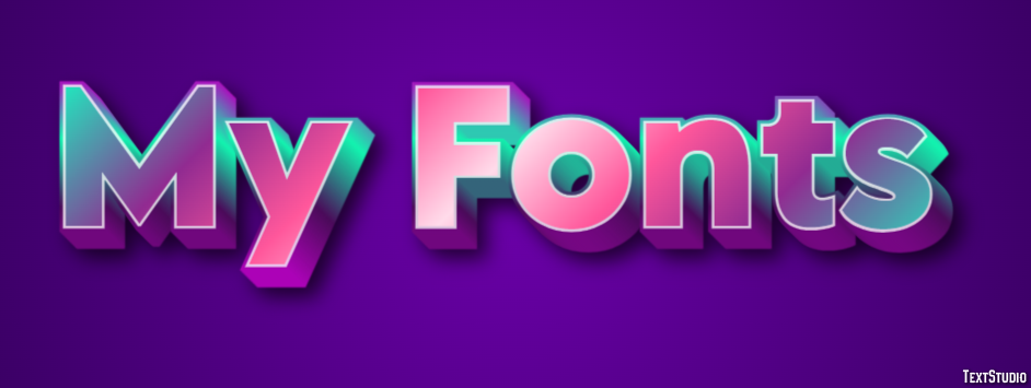 My Fonts Effetto testo