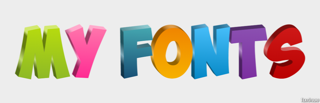 My Fonts Effetto testo