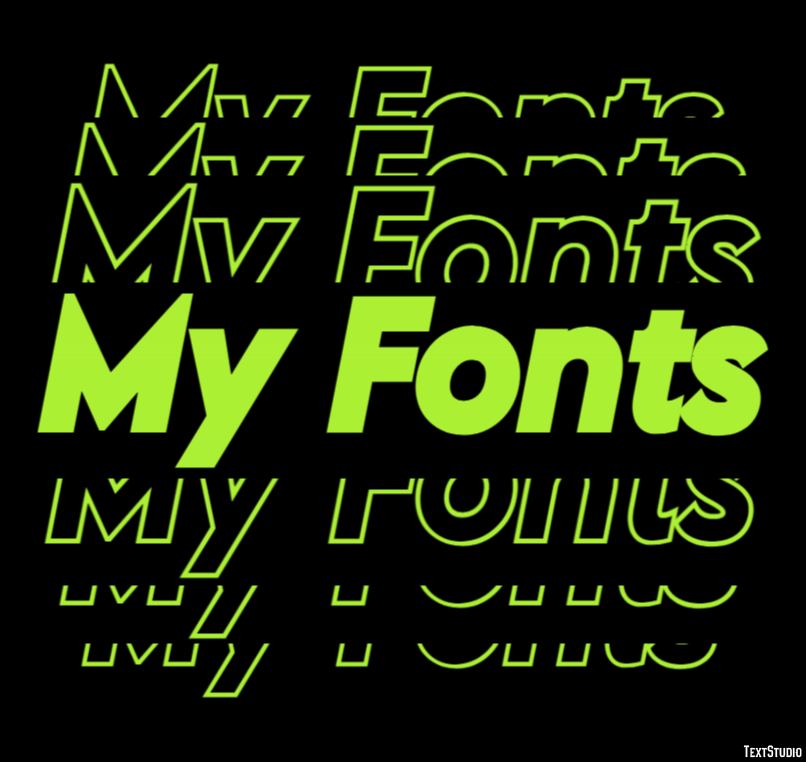 My Fonts Effetto testo