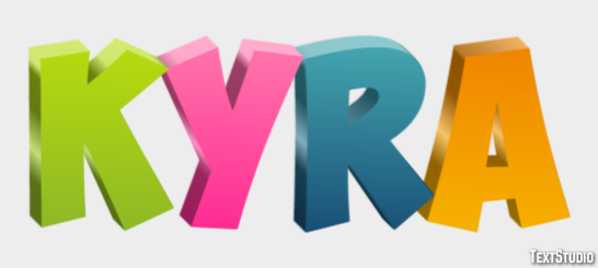 Kyra Effetto testo