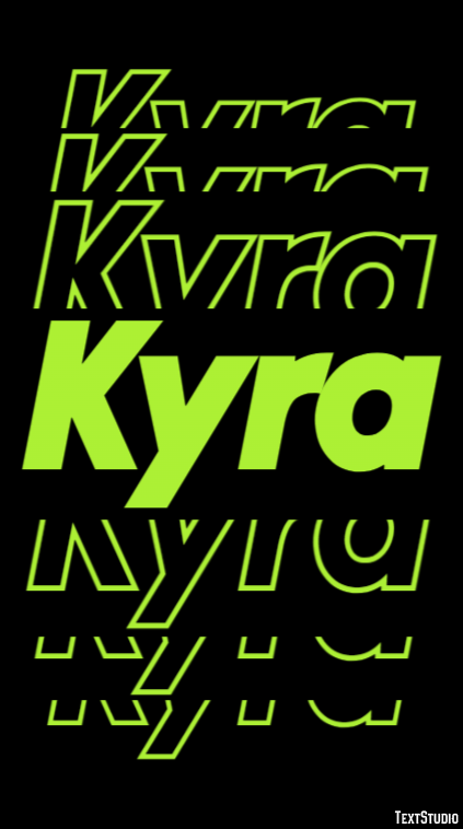 Kyra Efekt tekstowy
