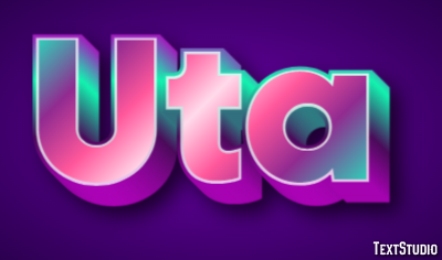 Uta Text Effect