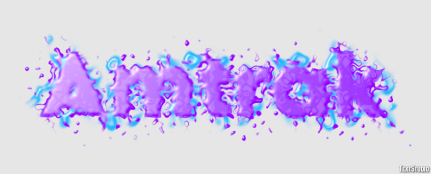 Amtrak Text effect