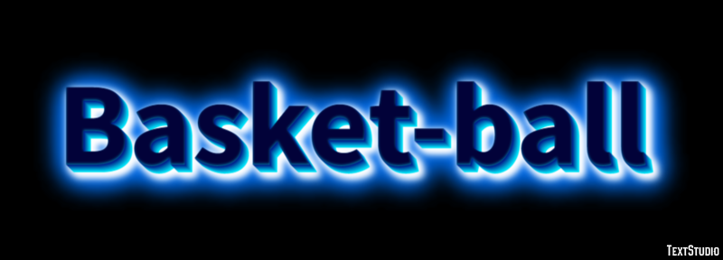 Basket-ball Effet de Texte